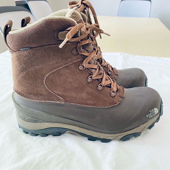 THE NORTH FACE Chilkat III Boots Brown Suede Lug Winter Snow Rain Waterproof main image 3